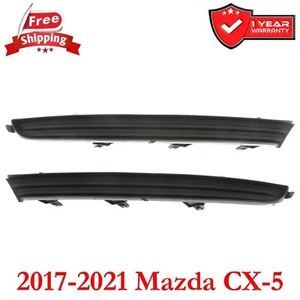 Fog Light Cover For 2017-2021 Mazda CX-5 Front Left & Right Side Set 2pcs - Picture 1 of 11