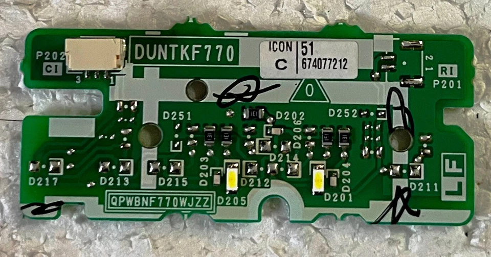 Sharp Modul DUNTKF770 QPWBNF770WJZZ aus LC-60LE830E - Bild 1 von 2