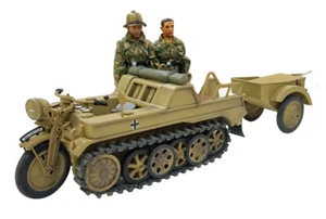 Ultimativer Soldat KETTENKRAFT TANK + ANHÄNGER + 2 FIGUREN - Maßstab 1:6 - ES IST RIESIG! - Bild 1 von 3