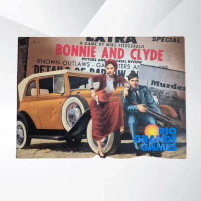 Bonnie And Clyde Board Game by Rio Grande Games Complete and Unused - Image 1 of 4