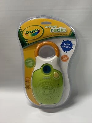 NEW! Crayola On-The-Go AM/FM Radio & Speaker Water Resistant Portable Tune Time - Image 1 of 4
