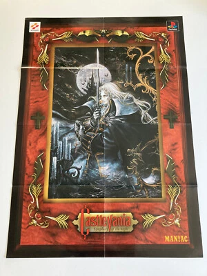 Castlevania Symphony of the Night / Broken Helix Poster aus Maniac ca. 81x58cm - Bild 1 von 2