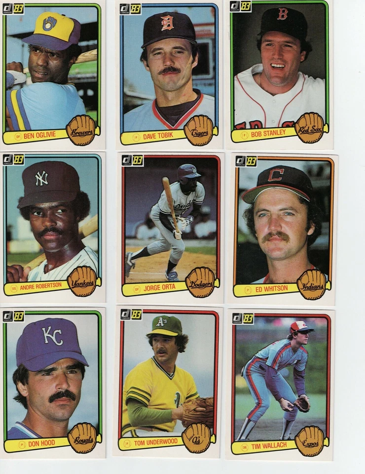 1983 DONRUSS Baseball Cards Complete Your Set U-Pick NM/MINT 251-500 - Image 1 of 1