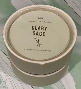 🕯️Chesapeake Bay Candle Clary Sage 3-Wick Candles - Aromatherapy -FREE SAME DAY - Picture 1 of 8