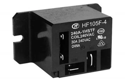 BLUE SKY COMPONENTS LIMITED HF105F-4/240A1HSTF Hongfa Europe GMBH Flange Mount Power Relay, 240V ac Coil, 30