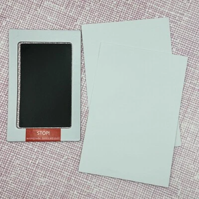 Almohadilla de tinta táctil limpia para impresiones de patas, huellas de manos y huellas Foto 1 de 3