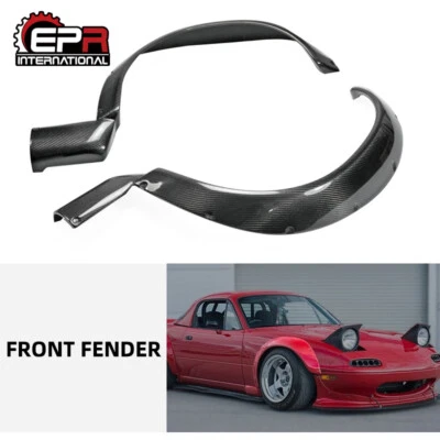 For Mazda MX5 1989-97 NA Miata Roadster RB Wide-body Carbon Front Fender Pair - Image 1 of 4