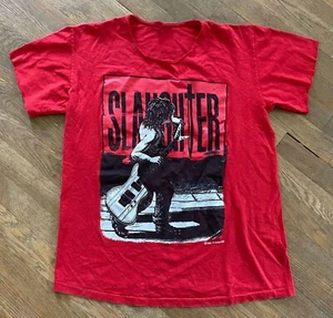 1992 VTG Slaughter The Wild Life Tour Shirt Classic Red Unisex S-5XL 1G0011 - Picture 1 of 3