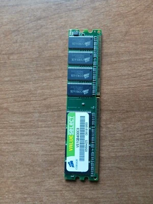 1GB CORSAIR VS1GB400C3 DESKTOP RAM MEMORY Slightly Used - Image 1 of 2