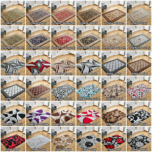 NEW LARGE MODERN TRADITIONAL ABSTRACT RUGS MULTI SOFT SALE GEOMETRIC RUGS RUNNER