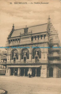 R007726 Bruxelles. Le Theatre Flamand. 1917 - Picture 1 of 2