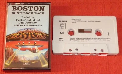 BOSTON - UK CASSETTE TAPE - DON'T LOOK BACK (TOM SCHOLZ) - Image 1 of 4