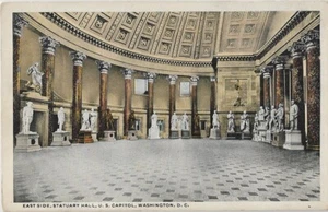 Vtg Postcard - East Side, Statuary Hall, U.S. Capitol, Washington, D.C. - Picture 1 of 2