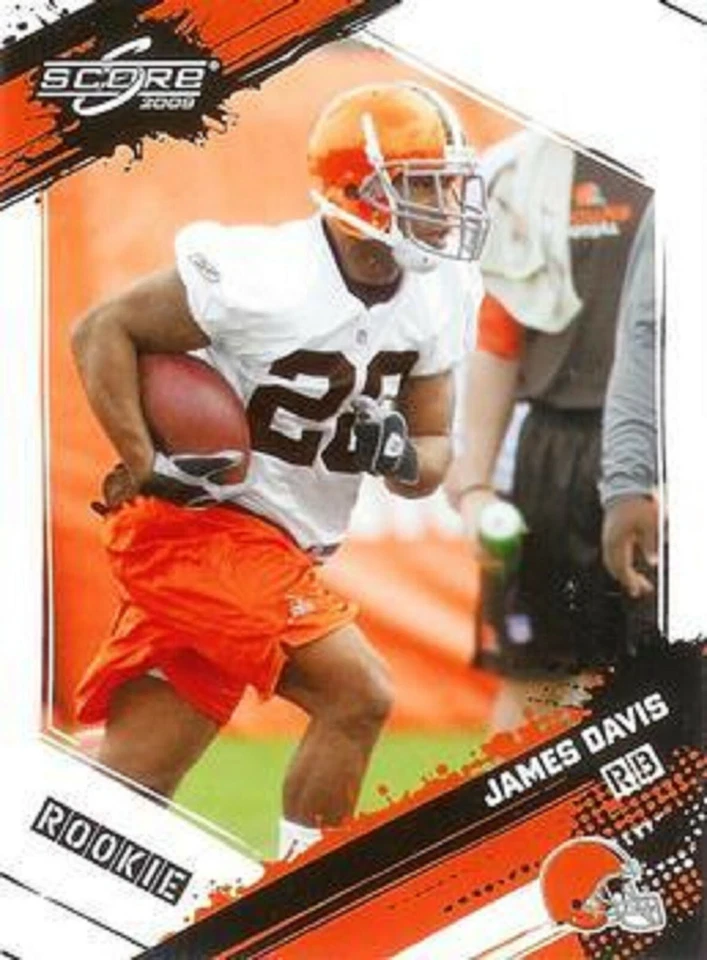 2009 Score Glossy #347 James Davis RC Cleveland Browns - Image 1 of 1