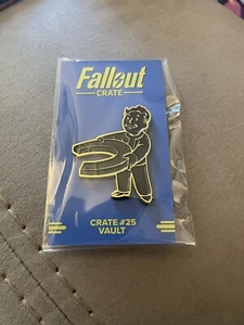 Pin de bóveda Fallout Crate #25 nuevo en paquete - Imagen 1 de 1