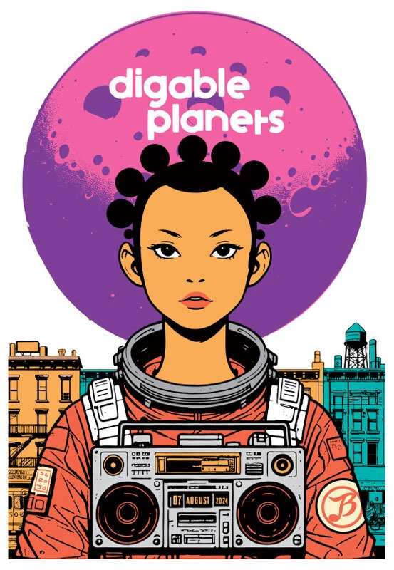 Scrojo Digable Planets Belly Up Aspen CO 8/7/2024 Poster DigablePlanets_2408 - Image 1 of 1