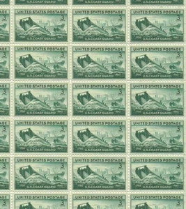 Full mint sheet of 50 #936 COAST GUARD MNH OG - Picture 1 of 1