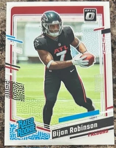2023 Panini Donruss Optic - Rated Rookie #206 Bijan Robinson (RC) - Picture 1 of 2