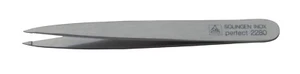 Tweezers Sharp Pointed 3 11/16in Stainless Steel - Erbe Solingen Becker-Manicure - Picture 1 of 5