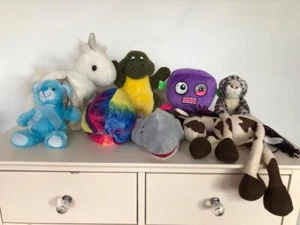 kids Soft Toys/Puppet Bundle Different Brands Pre-Owned 8 Items Good Condition - Picture 1 of 7