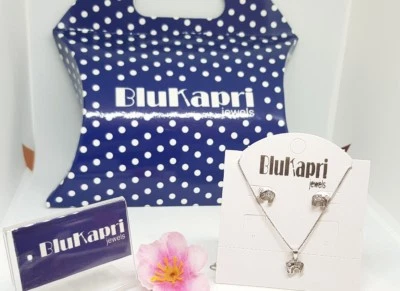 Parure Donna BLUKAPRi Collana Orecchini Argento 925 - Immagine 1 di 4