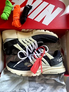 NIB Size US 7- Nike Air Presto x Virgil Abloh Off-White Low The Ten AA3830-001 - Picture 1 of 16