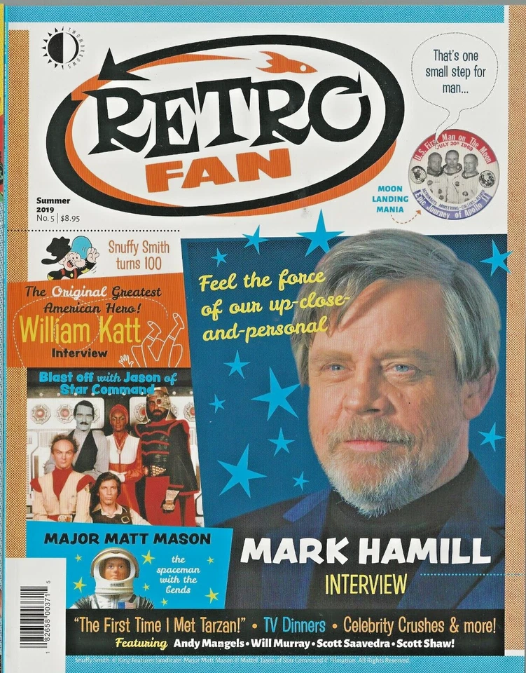 Retro Fan Magazine 5 Summer 2019 Mark Hamill Interview  Moon Landing  TV Dinners - Image 1 of 1