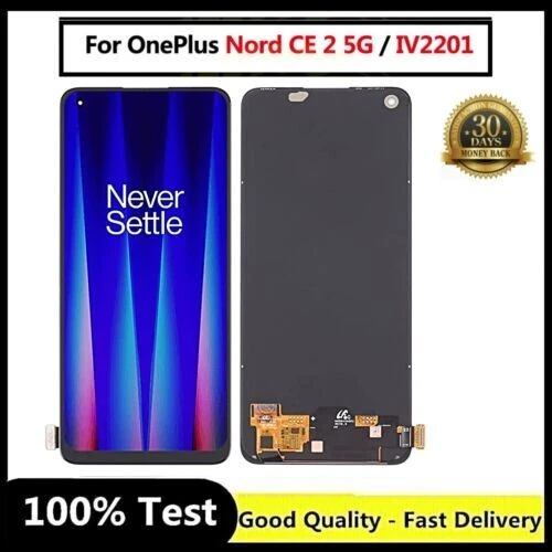 For ONEPLUS NORD CE 2 5G IV2201 6.43'' INCELL LCD Display Touch Screen Digitizer - Image 1 of 1
