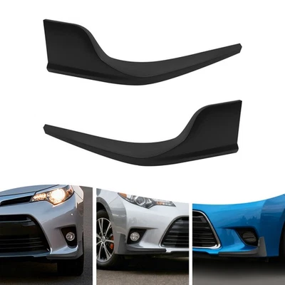 Front Lower Bumper Lip Spoiler Body Kit For 2014-2016 Toyota Corolla S Model Foto 1 de 4
