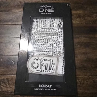 Michael Jackson ONE Cirque Du Soleil Rhinestone Light Up Glove (NEW) - Image 1 of 2