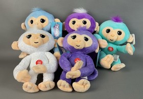 New Fingerlings Small 9&rdquo; Plush Black Monkey Toy Lot Of 5 No Sound