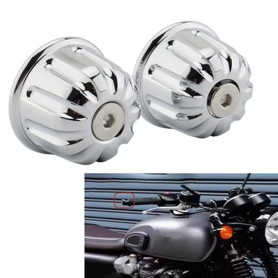 Front Handlebar End Plug Cap Hand Grip Decor For Triumph Street Twin 2016-2022 - Image 1 of 4