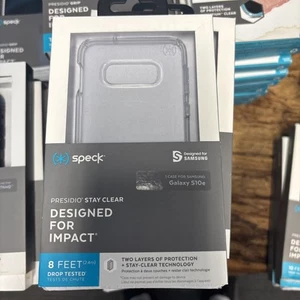 Speck Phone Case Samsung Galaxy S10+ CLEAR - Designed For Impact Cell Gemshell - Picture 1 of 3