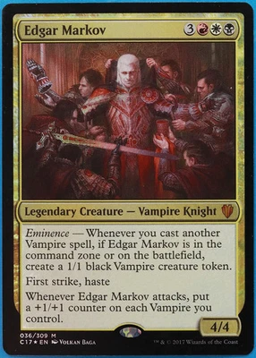 Edgar Markov FOIL Commander 2017 NM Mythic Rare CARD (507947) ABUGames - Image 1 of 2