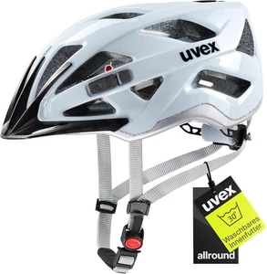 Uvex active cc sicher Allround Helm Fahrrad Damen Herren Cloud Silver Gr 52-57cm - Bild 1 von 4