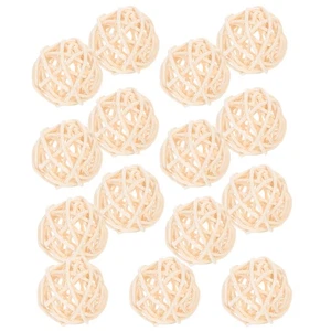  15 Pezzi Palline Decorative per Centrotavola Diffusore di Profumi Rattan - Foto 1 di 12