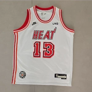 Nike Miami Heat #13 Bam Adebayo Classic Jersey Size L (Youth) - Picture 1 of 5