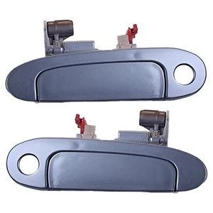 Front Driver & Passenger Outside Door Handle Fit For Toyota Echo 2000-2005 - Picture 1 of 4