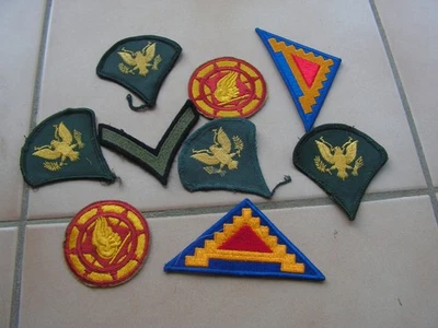 lot  patchs a definir  us army         (  c40) - Photo 1/3