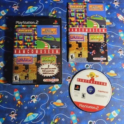 Galaga/Dig Dug/Pac-man/Pole Position for Playstation 2 PS2 CIB W Registration  - Image 1 of 4