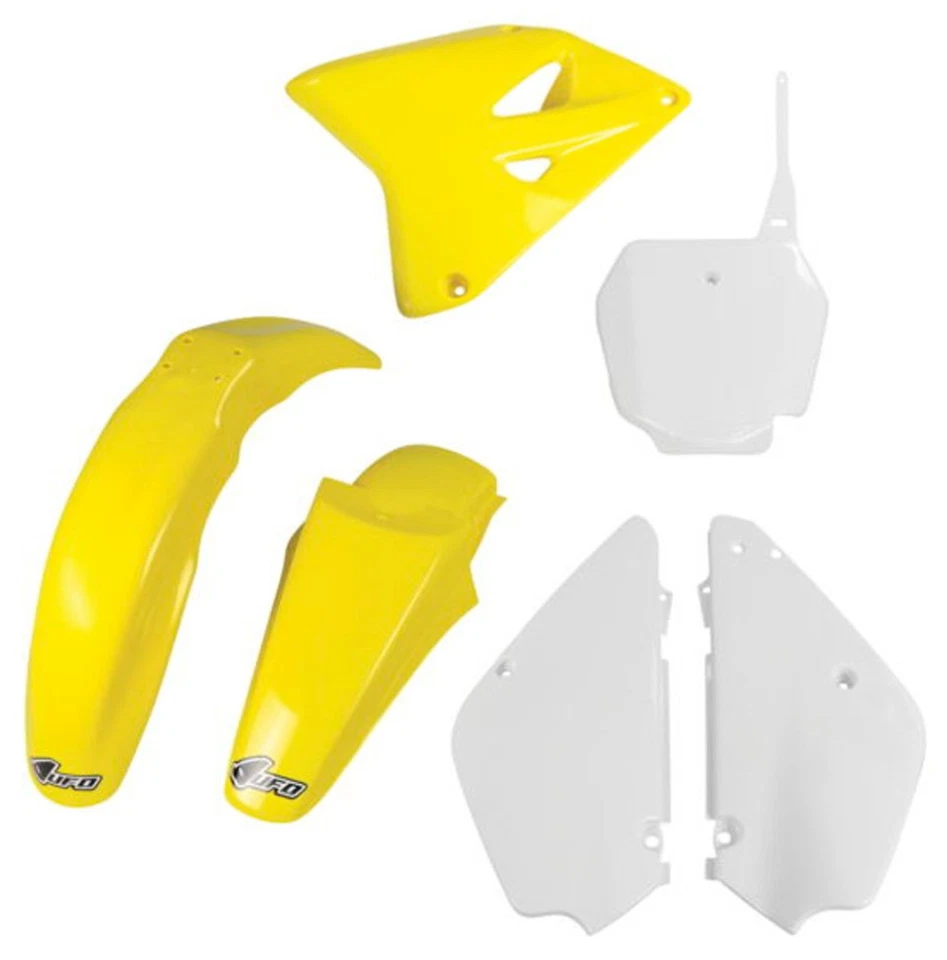 UFO Complete Yellow/White Plastics Body Kit for '00-22 RM85 (SUKIT405-999) Foto 1 de 1