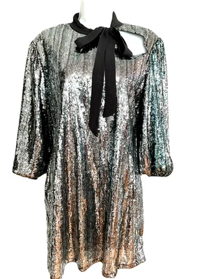 Vestido C'N'C Disfraz Nacional Lentejuelas Talla IT 42 Foto 1 de 4