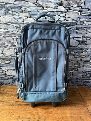 Karrimor Airport 40 Wheels Suitcase Luggage 40L Travel Hiking Backpack Green - Image 1 of 4