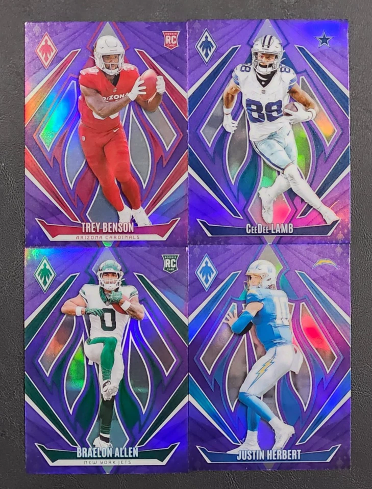2024 Phoenix Football PURPLE PRIZMS with Rookies You Pick the Card - Image 1 of 1