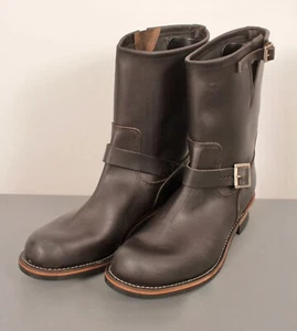 Herren Vintage 60er Jahre Neu aus altem Lagerbestand braun Mason Engineer Schnalle Stiefel Größe 14 C 1960s - Bild 1 von 14