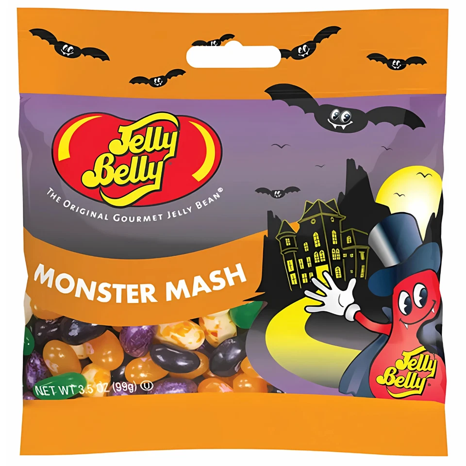 Jelly Belly Monster Mash 1 Bag Gourmet Jelly Beans Halloween Candy Mix - Image 1 of 1