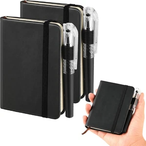 2 Stück Notizbuch Klein,Hardcover Notizbuch A7 Notizblock Writing Pads & Diaries - Bild 1 von 12