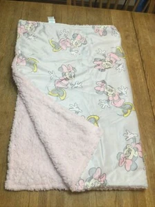 Neu ohne Etikett * Disney Baby Minnie Mouse rosa & grau Sherpa Decke *** Hundebett - Bild 1 von 5