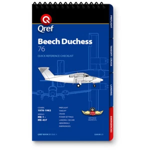 Beechcraft Duchess BE-76 Qref Book QREF-BE-DUC-1 - Picture 1 of 1