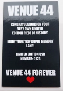 Venue 44 Limited Edition USB - 147 DJ Mixes (Progress/Hot To Trot/Ripe) - Zdjęcie 1 z 8